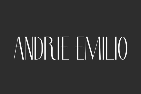 Andrie Emilio: The Font That Elevates Your Brand
