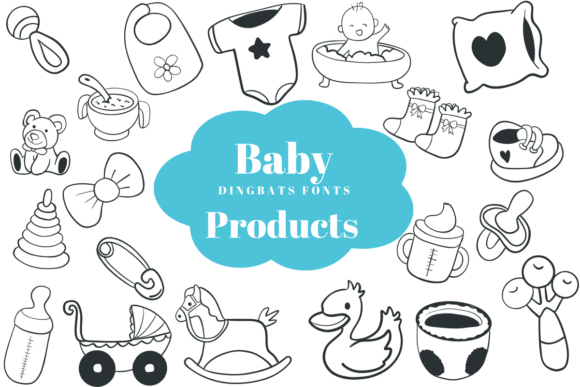 Baby Products Font for Web Designers