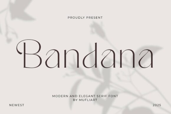 Bandana: A Serif Font That Elevates Your Brand
