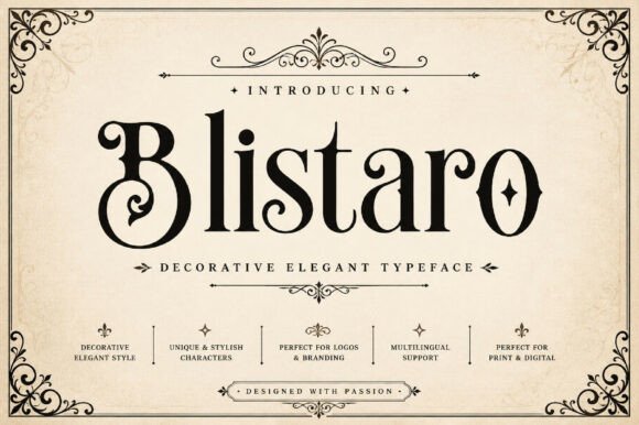 Blistaro: A Serif Font That Elevates Digital Branding