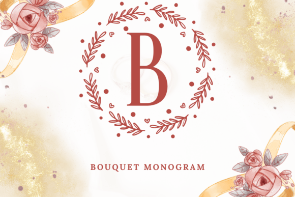 Bouquet Monogram: A Font That Elevates Branding