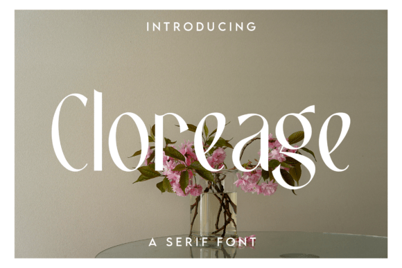 Cloreage: The Serif Font That Elevates Your Brand’s Visual Story