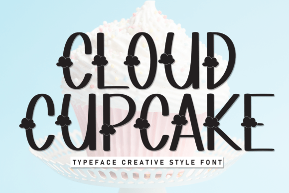 Cloud Cupcake: A Delightful Display Font for Digital Design