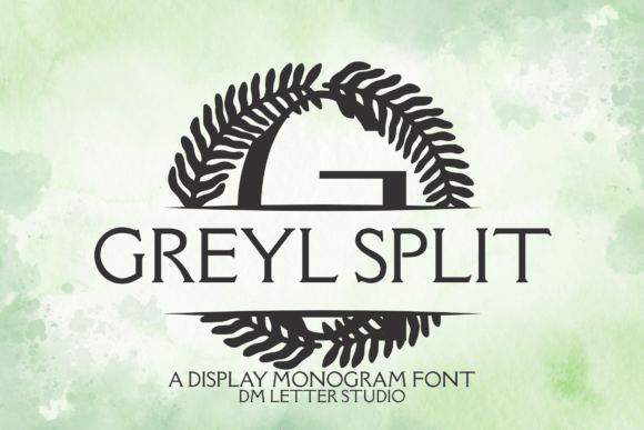 Greyl Split Monogram: A Modern Emblem for Branding