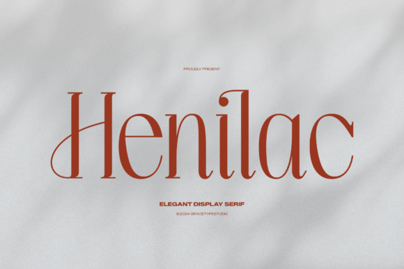 Henilac: A Serif Font That Elevates Branding