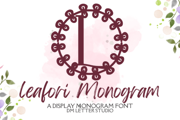 Leafori Monogram: A Fresh Take on Display Typography