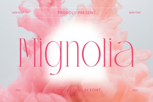 Mignolia: A Serif Font for Crafters Who Value Beauty and Function