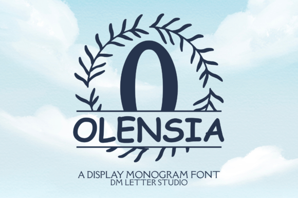 Olensia Split Monogram