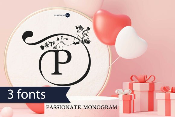 Passionate Monogram: A Decorative Typeface for Web Design