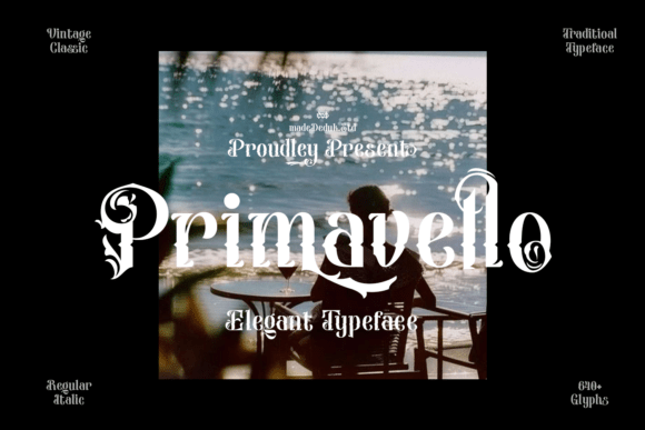 Primavello: A Bold Blackletter Font for Modern Web Design
