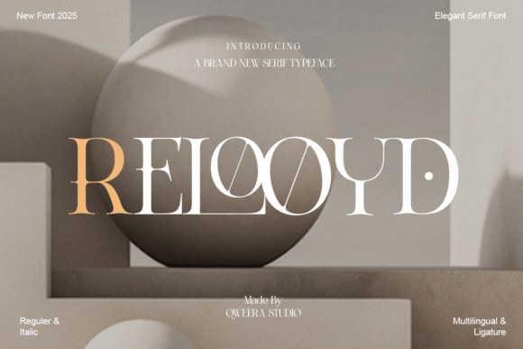 Relooyd: A Serif Font with Character