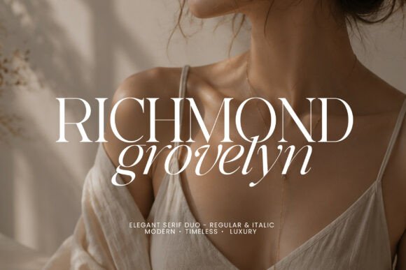 Richmond Grovelyn: A Serif Font for Editorial Sophistication