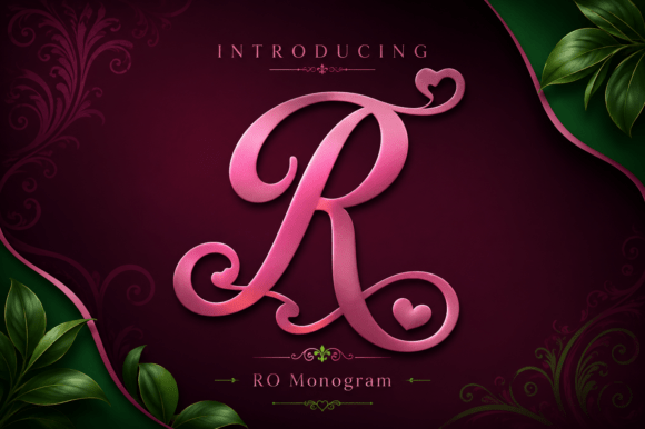 Ro Monogram: A Timeless Font for Editorial Elegance