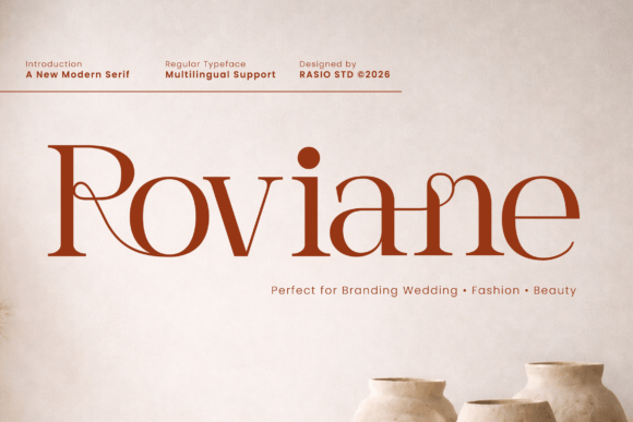 Roviane: A Serif Font That Elevates Every Craft Project