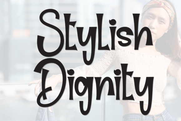 Stylish Dignity: A Font That Adds Personality to Branding