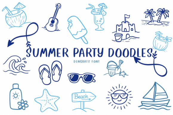 Summer Party Doodles
