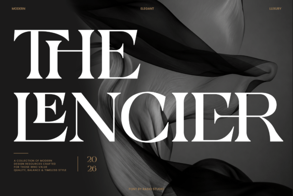 The Lencier: A Serif Font That Elevates Digital Branding