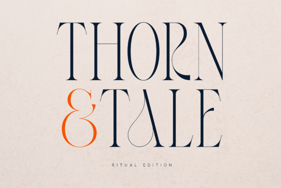 Thorn Tale: A Font That Speaks in Serif