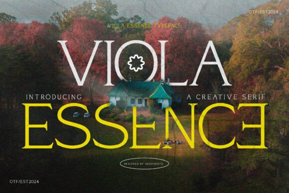 Viola Essence: A Serif Font for Timeless Craft Projects