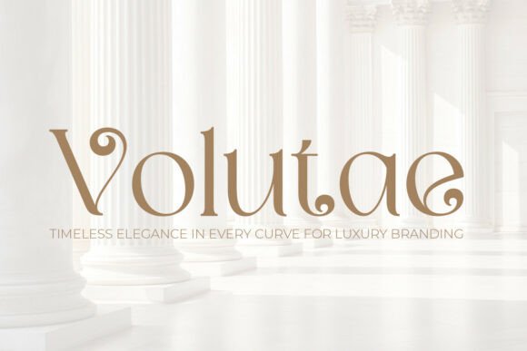 Volutae: A Serif Font That Elevates Campaign Design