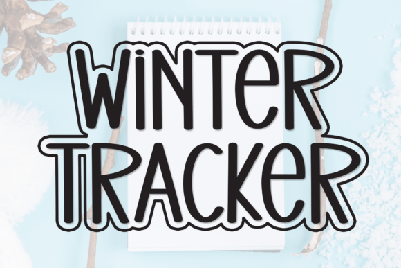 Winter Tracker: A Handwritten Font for Editorial Warmth