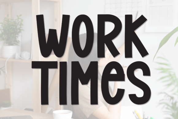 Work Times: A Handwritten Font for Editorial Warmth